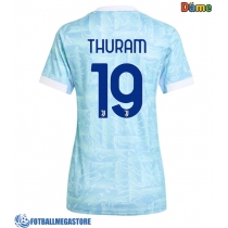 Fotballdrakt Dame Juventus Khephren Thuram #19 Bortedrakt 2025-26 Kortermet